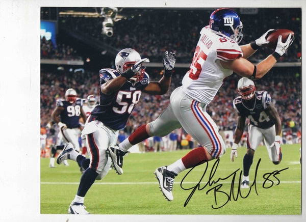 Jake Ballard Signed 8x10 Photo Giants