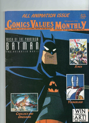 VINTAGE 1994 Comic Values Monthly #89 Batman Animated Mask of the Phantasm