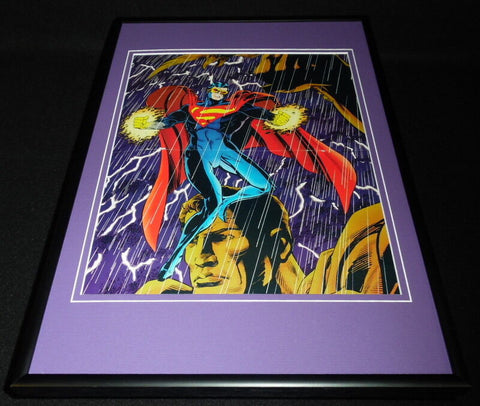 Superman 1993 DC Framed ORIGINAL 12x18 Poster Display