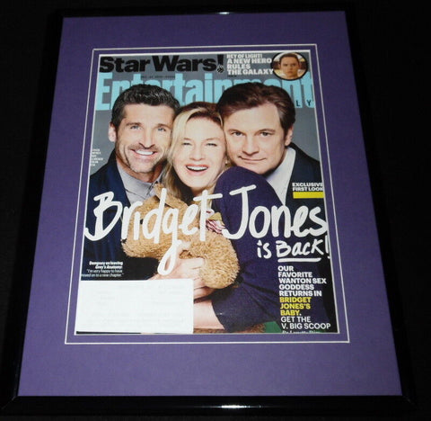 Bridget Jones Baby Framed 11x14 ORIGINAL 2015 Entertainment Weekly Cover