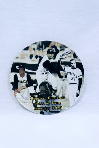 VINTAGE 2001 Roberto Clemente HOF 73 Commemorative Plate Pirates SGA PNC Park