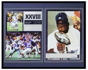 Dallas Cowboys Super Bowl XXVII Framed 16x20 Photo Display