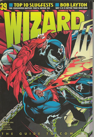 ORIGINAL Vintage Nov 1994 Wizard Magazine #39 Spawn