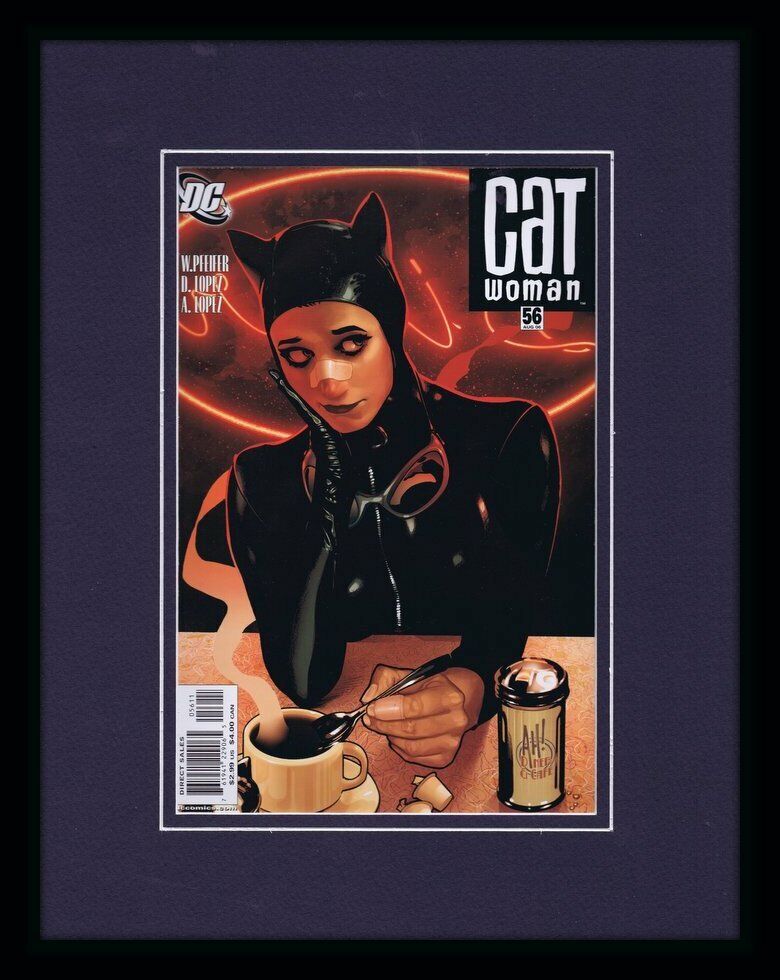 Catwoman #56 Framed 11x14 Repro Cover Display GGA Good Girl Art