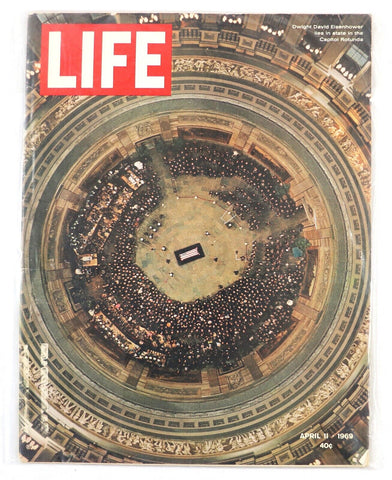 ORIGINAL Vintage Apr 11 1969 Life Magazine Dwight Eisenhower