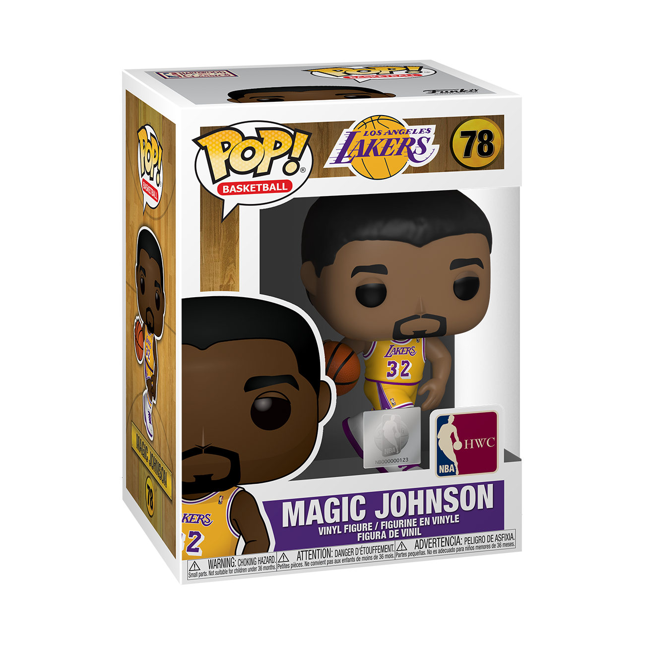 NEW SEALED Funko Pop Figure Magic Johnson Lakers Hardwood