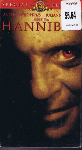 Hannibal VINTAGE SEALED VHS Anthony Hopkins Julianne Moore