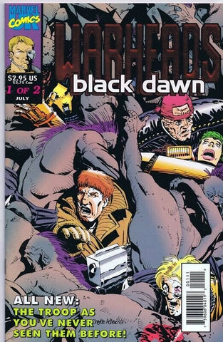 Warheads Black Dawn #1 ORIGINAL Vintage 1993 Marvel Comics UK