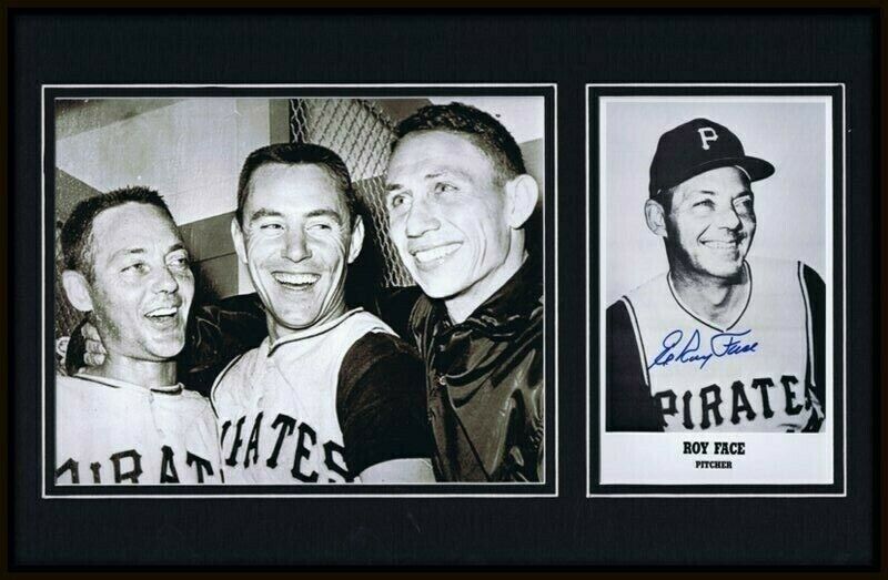 Elroy Roy Face Signed Framed 11x17 Photo Display Pirates