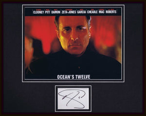 Andy Garcia Signed Framed 11x14 Ocean's 12 Poster Display JSA