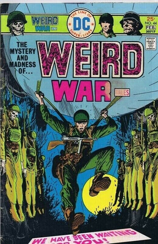 Weird War Tales #44 ORIGINAL Vintage 1976 DC Comics 