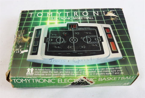 VINTAGE 1980s Tomy Tomytronic Electronic Basketball Game in Original Box