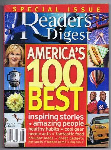 ORIGINAL Vintage May 2006 Reader's Digest No Label Reese Witherspoon Tiki Barber