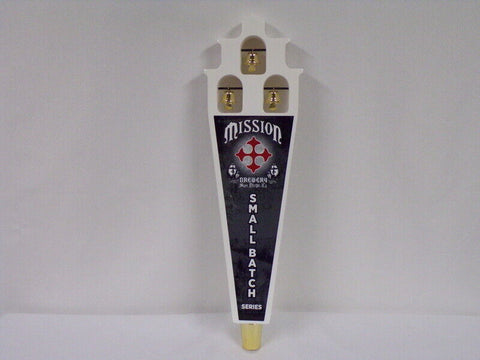 ORIGINAL Vintage Mission Small Batch Beer Tap Handle RARE