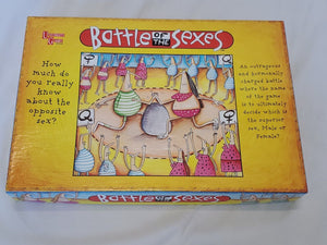 VINTAGE 1997 University Games Battle of the Sexes Board Game