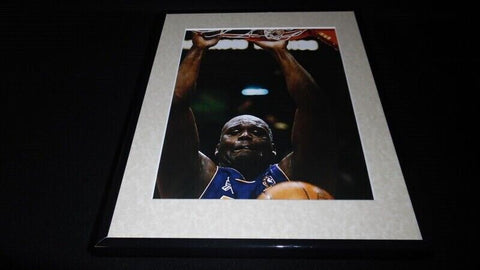 Shaquille O'Neal DUNK Framed 11x14 Photo Display LA Lakers LSU