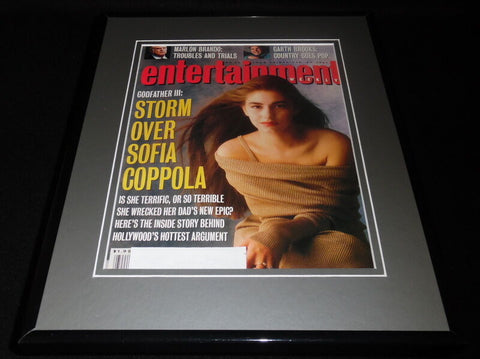 Sofia Coppola Framed ORIGINAL 1991 Entertainment Weekly Cover Godfather III