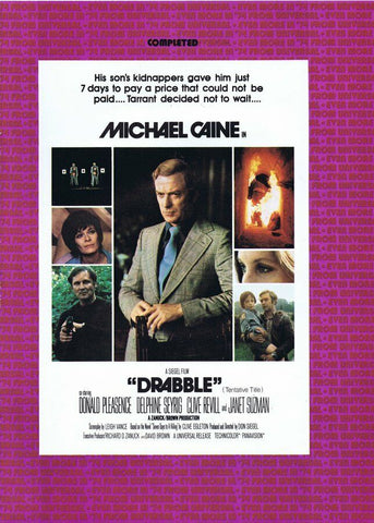 The Black Windmill Drabble 1974 ORIGINAL Vintage 9x12 Industry Ad Michael Caine