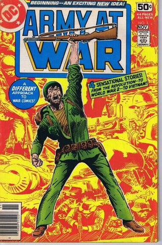 Army at War #1 ORIGINAL Vintage 1978 DC Comics 