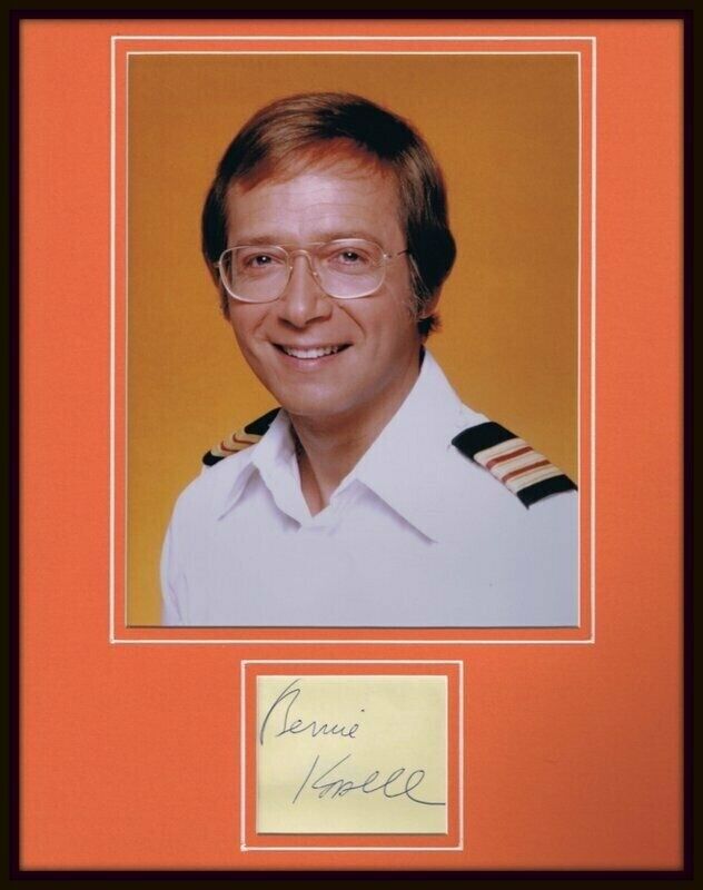 Bernie Kopell Signed Framed 11x14 Photo Display Love Boat