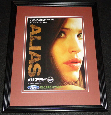 Alias 2006 Final Season Framed 11x14 ORIGINAL Advertisement Jennifer Garner