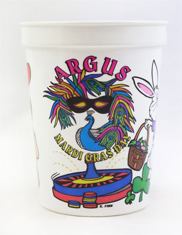 VINTAGE 1995 Argus Mardi Gras Day Plastic Beer Cup