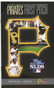 VINTAGE 2013 Pittsburgh Pirates St Louis Cardinals NLDS Program