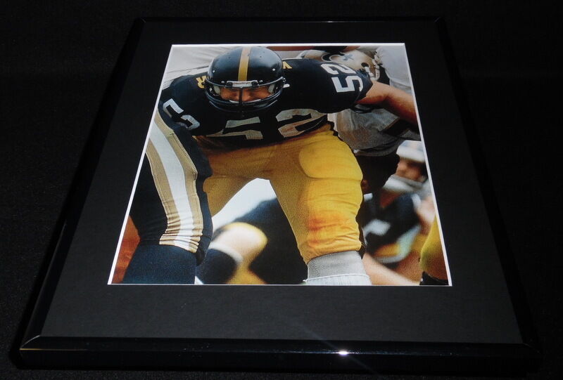 Mike Webster Framed 11x14 Photo Display Steelers vs Saints