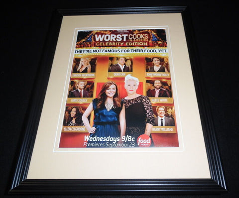 Worst Cooks in America Celebrity 2015 11x14 Framed ORIGINAL Advertisement