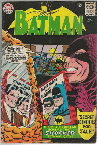 Batman #173 ORIGINAL Vintage 1965 DC Comics  