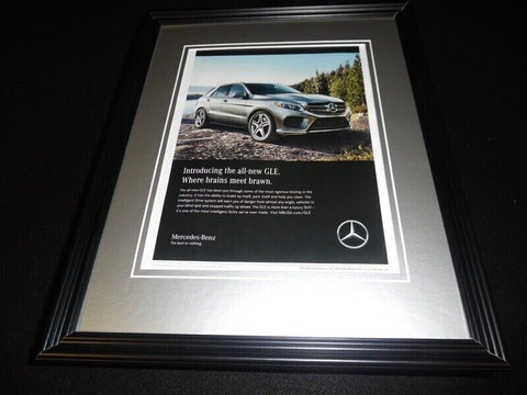 2016 Mercedes Benz GLE Coupe Framed 11x14 ORIGINAL Advertisement B