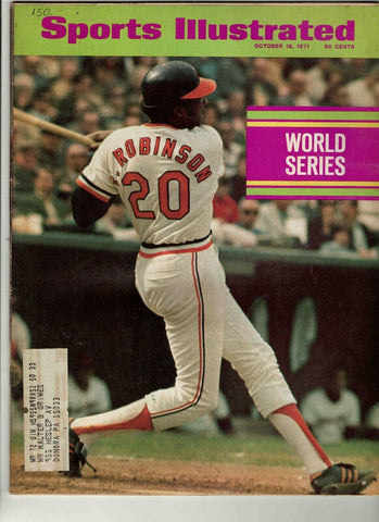 Oct 18 1971 Sports Illustrated Magazine Frank Robinson World Series