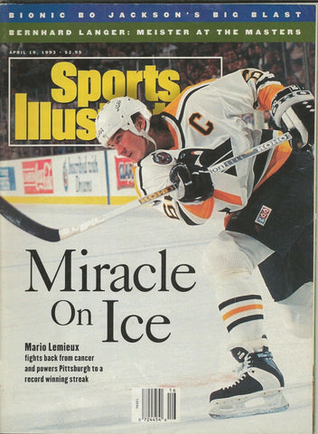 ORIGINAL Vintage April 19 1993 Sports Illustrated Magazine Mario Lemieux