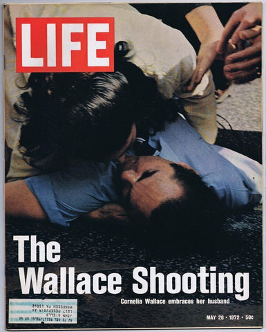 ORIGINAL Vintage Life Magazine May 26 1972 George Wallace Shooting