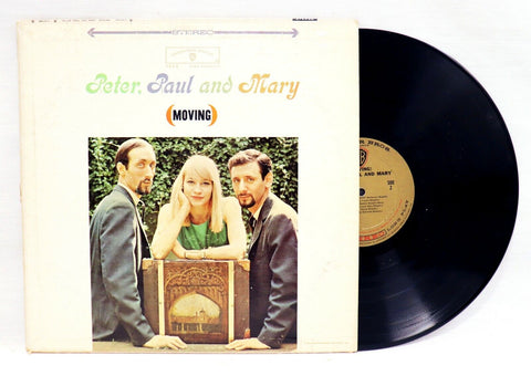 VINTAGE Peter, Paul and Mary Moving LP Vinyl Record Album WS1473