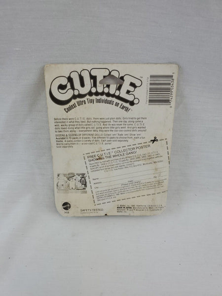 VINTAGE SEALED 1986 Mattel C.U.T.I.E. Action Figures