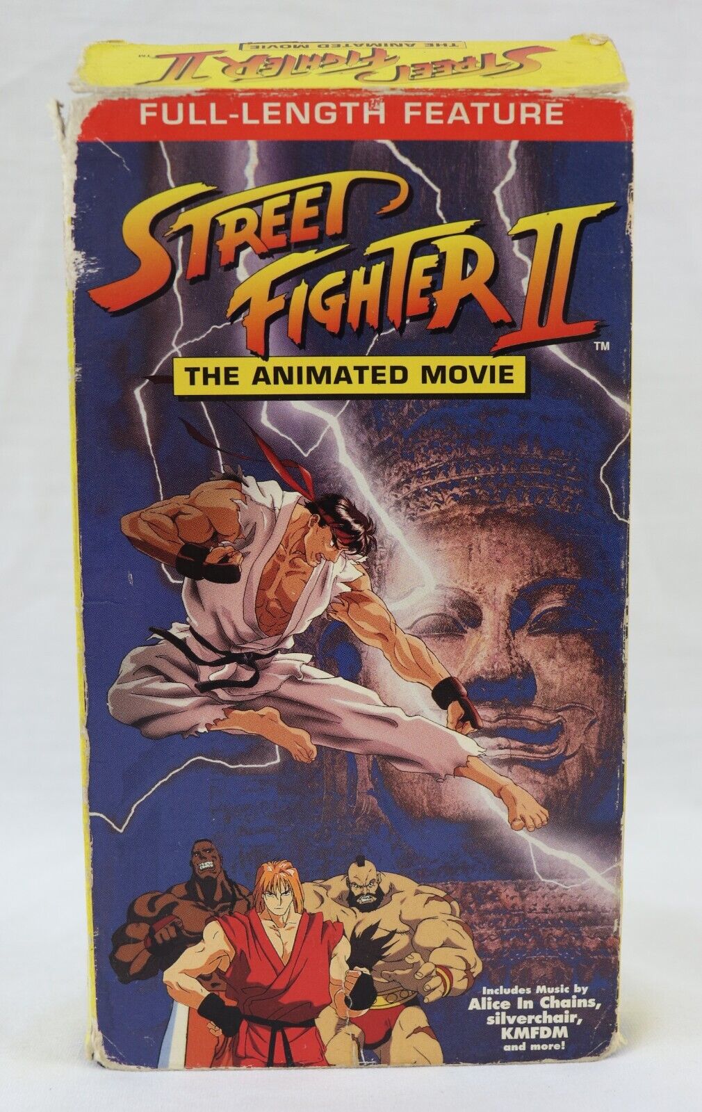 VINTAGE Street Fighter II Animated Movie VHS Cassette Tape