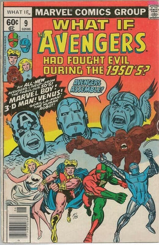 What If #9 ORIGINAL Vintage 1978 Marvel Comics Avengers