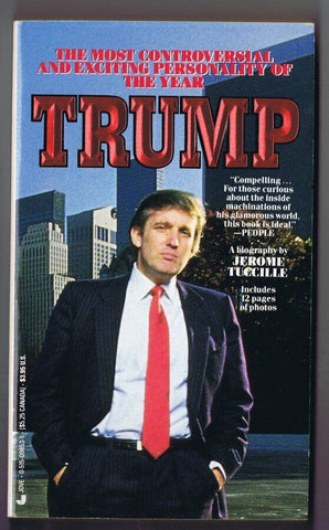 ORIGINAL Vintage 1988 Donald Trump Biography by Jerome Tuccille Paperback