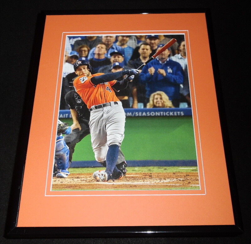 George Springer 11x14 Framed 2017 World Series Photo Display Astros