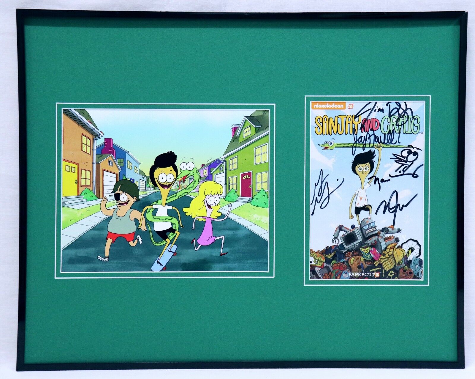 Sanjay & Craig Cast Signed Framed 16x20 Comic Book & Photo Display SDCC