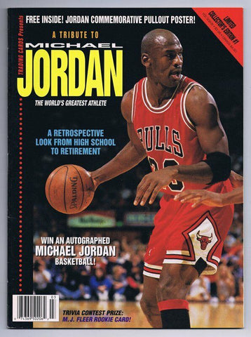 ORIGINAL Vintage 1993 Tribute to Michael Jordan Magazine