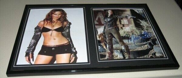 Moon Bloodgood Signed Framed 12x18 Photo Set Falling Skies Terminator 