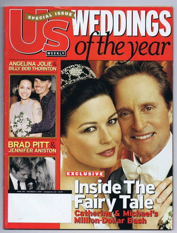 ORIGINAL Vintage December 4 2000 US Weekly Magazine Wedding Issue Brad Pitt