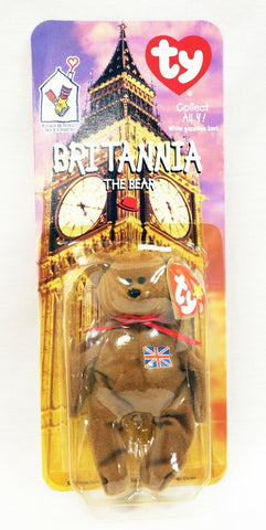 VINTAGE SEALED 1999 McDonald's Ty Beanie Baby Britannia Bear Error w/ 1993 Tag