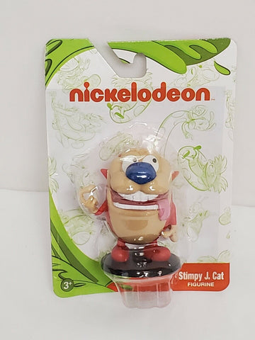 NEW SEALED 2020 Nickelodeon Stimpy J Cat 3" Action Figure Cake Topper