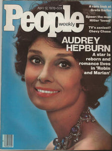 People Weekly Magazine April 12 1976 Audrey Hepburn