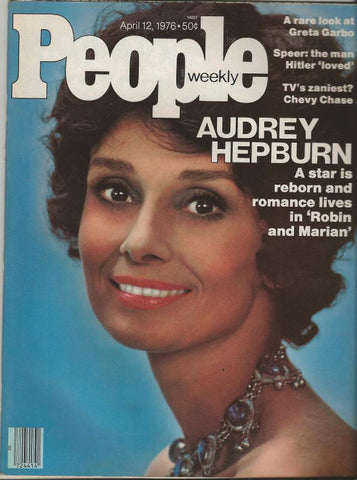 People Weekly Magazine April 12 1976 Audrey Hepburn