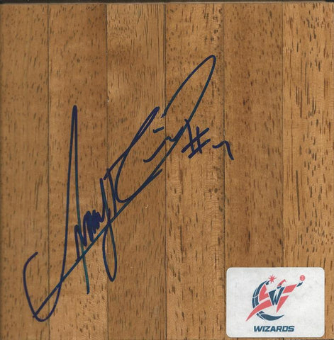 Anthony Johnson Signed 6x6 Floorboard Orlando Magic