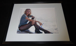 Diane Kruger Signed Framed 11x14 Stockings Photo Troy The Bridge B